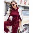 thumbnail image 2 of Zeagoo Plus Size Tracksuits Set for Women 2 Piece Sweatsuits Velour Outfits Pullover Hoodie and Sweatpants with Pockets, 2 of 6