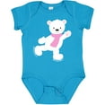 thumbnail image 3 of Inktastic Cute Polar Bear, White Bear, Ice Skating Bear Boys or Girls Baby Bodysuit, 3 of 5