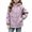 Purple, variant on SGFCWSX Girls Softshell Jackets Waterproof Windproof Hooded Zip Up Elastic Cuffs Pockets Hiking Outerwear for Kids Purple Size 12