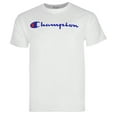 thumbnail image 3 of Champion Men's Classic Jersey Script Logo Short Sleeve T-Shirt Granite Hther M, 3 of 5