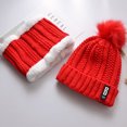 thumbnail image 4 of Qarigey Gorro de punto, cálido y elegante, esencial para invierno, varios colores, sombreros para mujer, gorros de invierno, gorro Sombreros azul oscuro, 4 of 6