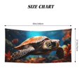 thumbnail image 2 of Bingfone Realistic Turtle Oversized 27.7x55 Inches Beach Towel, Super Absorbent Soft Plush Pool Towel, Bath Towel for Travel Sports Pool Swimming Bath Camping Yoga Girls Women Adults, 2 of 6