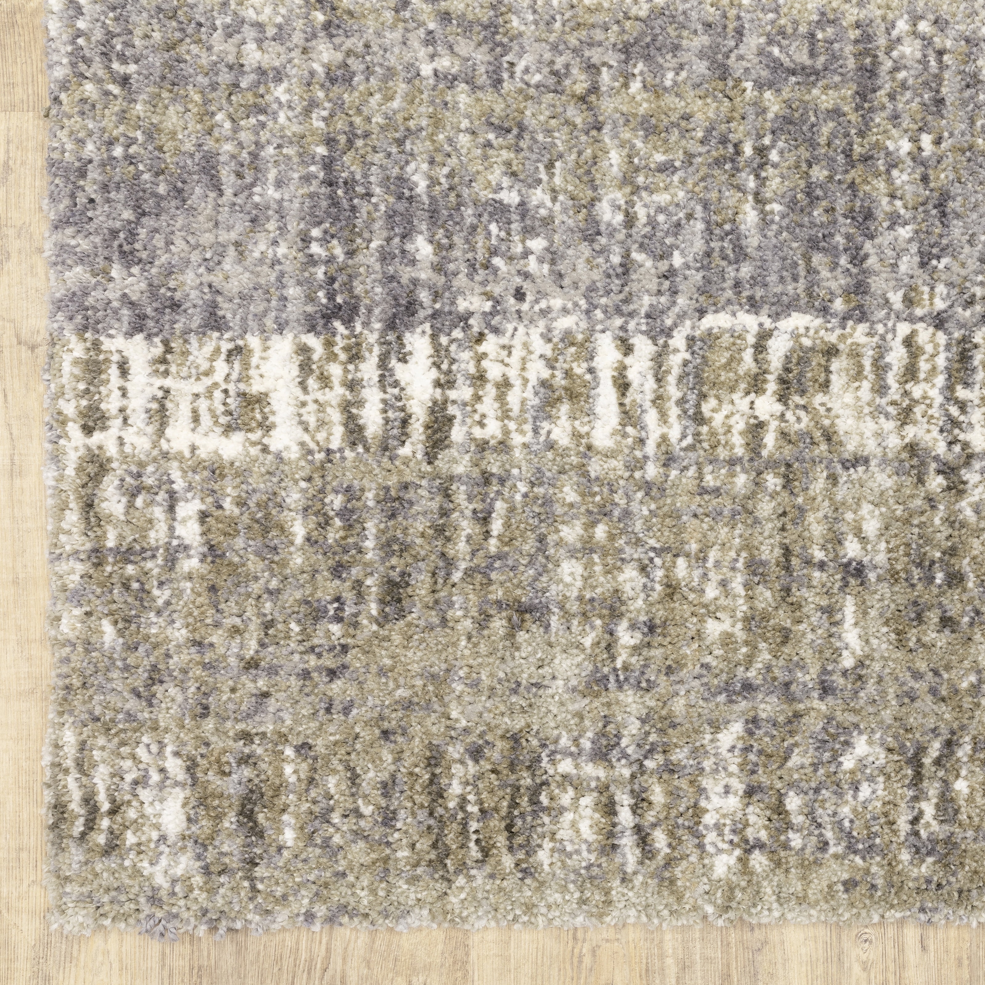 Avalon Home Abbot Abstract Shag Area Rug, 6.56' x 9.51'