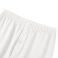 thumbnail image 6 of Men's 100% Cotton Loose Fit Pajama Pants, Breathable Lounge Bottoms with Drawstring, Soft Comfortable Sleepwear, 6 of 6