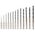 thumbnail image 1 of Moluckfu 13Ud De Brocas Hexagonales Para Taladros Impactores Acero Y Aluminio Espiral, 1 of 6