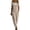 Beige, variant on Women's Strapless Summer Jumpsuit Wide Leg Loose Fit One Piece Romper with Pockets Beige XXL