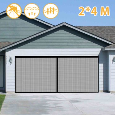 Ideaworks Instant Garage Screen Door Double Walmart Com Ideaworks Instant Garage Screen Door Double Walmart Com