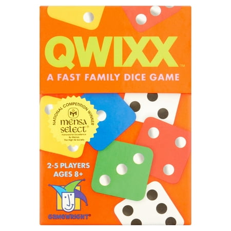 Gamewright Qwixx Dice Game Ages 8+ (Best Board Games 2019 Dice Tower)