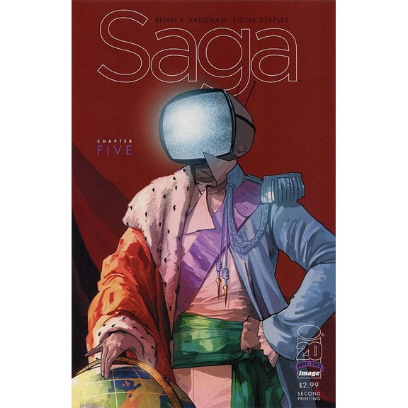 Saga (Image) #5 (2nd) VF ; Image Comic Book