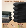 thumbnail image 2 of JIANFANG 5 Pairs Merino Wool Socks Mens, Thick Warm Winter Socks, Hiking Socks Soft Casual Socks for Men, 2 of 6