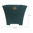 thumbnail image 2 of Kit 4 Macetas cuadradas Rattan Mediana (Verde Cazador), 2 of 3