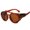 Tea frame tea slices, variant on Vintage Round Sunglasses UV400 Protection Sun Glasses High Visible Light Transmission Durable Frame Includes Case
