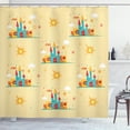 thumbnail image 1 of Ambesonne Cartoon Shower Curtain, Medieval Castle, 69"Wx70"L, Multicolor, 1 of 3