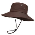 thumbnail image 2 of Sombrero anti-UV Sombrero de pescador transpirable Sombrero de verano de color sólido para trabajo en el césped del jardín Likrtyny Para Estrenar, 2 of 9