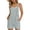 Gray#rompers for women summer, variant on Womens Summer Casual Romper Loose Spaghetti Strap Shortalls Overalls Jumpsuit Beach Vacation Jumper with Pockets Red L