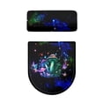 thumbnail image 2 of HELLHERO Fashion 2 Piece Toilet Cover, Universal Polyester Fabric Toilet Lid Cover & Dust-Proof, Easy Care, Easy to Clean, Easy to Install, 2 of 8