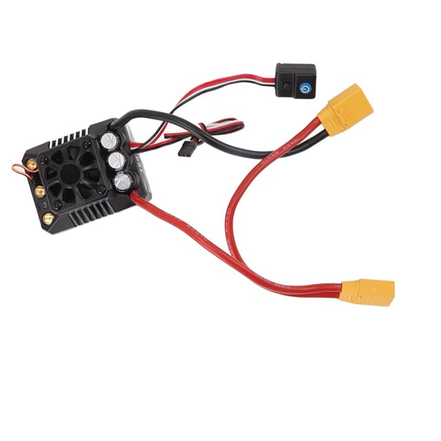Controlador electrónico de velocidad ANGGREK RC Car ESC plástico negro 160A 8S ESC Otros