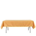 thumbnail image 4 of BalsaCircle 6 Pieces 54" x 96" Gold Rectangle Polyester Tablecloths Table Cover Linens, 4 of 8