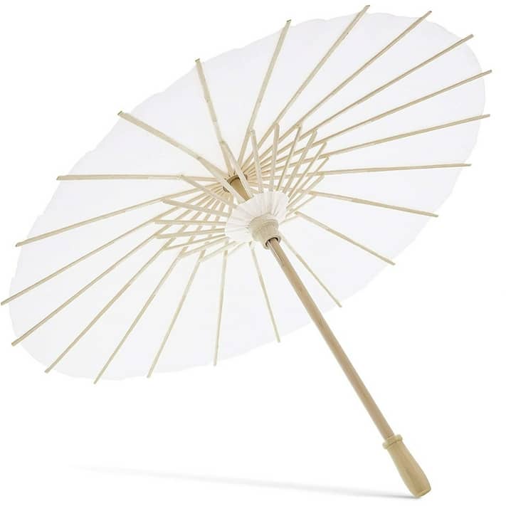 Sentimenteel Hoopvol Detector 12-Pack White Paper Umbrella Parasols for DIY Crafts, Wedding Decor, and  Centerpieces, 15.5 inch Diameter - Walmart.com