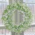 thumbnail image 1 of Decoraciones de jardín Guirnalda de gypsophila, guirnalda de puerta artificial, decoración colgante de pared, guirnalda para puerta delantera, pared, chimenea, ventana, boda, exterior Zhivalor WL-00428, 1 of 4