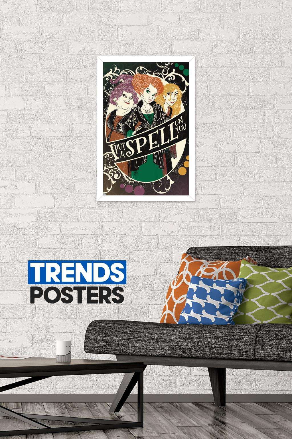 Disney Hocus Pocus - Spell on You Wall Poster, 14.725" x 22.375", Framed