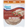 thumbnail image 1 of Great Value Whole Wheat Tortillas 7", 1 of 3