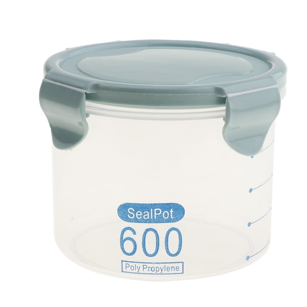 Contenedor de almacenamiento para granos Sunnimix Azul 600ml Envase de cereales