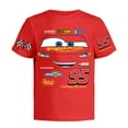 thumbnail image 2 of Camiseta Disney Cars Lightning McQueen Pixar para niños, paquete de 3, 2 of 4