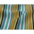 thumbnail image 3 of oneOone Tissu Jersey Viscose Multicolore Rayé Imprimé au Mètre 60 Pouces de Large, 3 of 4