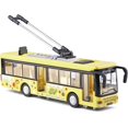 thumbnail image 1 of Tram Bus Model 1:50 Alloy Pull Back Double Section Bus,high-quality Sound And Light Music Children's Toys, 1 of 4