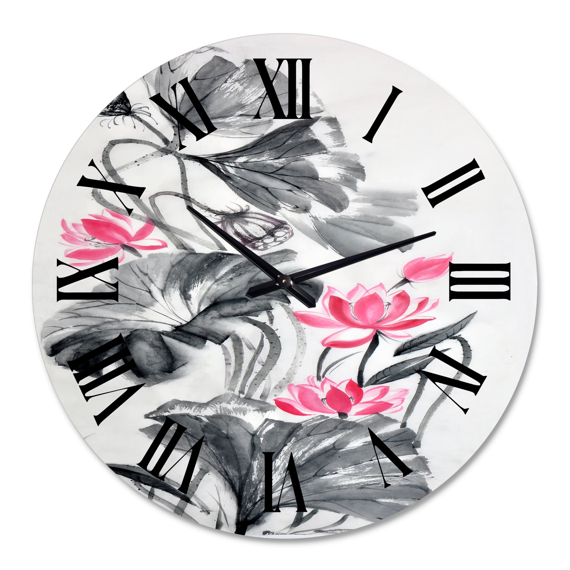Designart 1 in Quartz Traditional Wall Clock