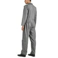thumbnail image 3 of TOPTIE Men's Long Sleeve Coverall, Snap and Zip-Front Coverall, 3 of 6
