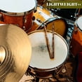 thumbnail image 3 of BESTYASH Practice Jazz Drum Cymbal Golden Brass Crash Cymbal Lightweight Portable Drum Set Accessory, 3 of 5