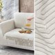 thumbnail image 3 of Juego de 3 Fundas Cubre Sala - Tejido Jacquard Elástico Fácil Lavado. Ideal para Proteger Tus Muebles - Protector de sillón - Sofa Cover (Marfil (Afelpado)), 3 of 7