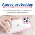 thumbnail image 3 of TECH CIRCLE with iPhone 11 pro max Case,Anti-Scratch,Non-Yellowing,Shock Absorption,Reinforced Corner, PMMA+TPU for iPhone 11 Pro Max 6.5 inch,Pink, 3 of 6