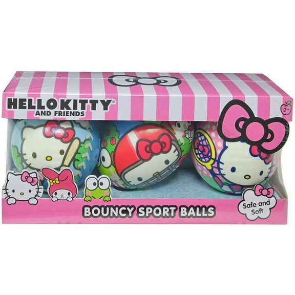 UPD Inc. Sanrio Hello Kitty -  Friends Bouncy Sport Balls 3-Pack
