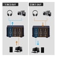 thumbnail image 2 of LYNEPAUAIO Selector,Switcher  2  2 1 1 Audio Out Out A/B Switch 2 Out A/B  Splitter Box No  Between Computer 2 A/B Switch Stereo, 2 of 7