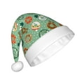 thumbnail image 2 of Salouo Christmas Donuts for Adult Christmas Hat Xmas Holiday Hat Santa Hat for Women & Men Festive Headwear Accessories Fit for Christmas/ New Year/Holiday/Party,1PC, 2 of 6