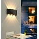 thumbnail image 2 of Aplique de pared LED para interior de 6 W (blanco cálido), moderno, de aluminio, resistente al agua IP65, para exteriores, foco de luz vertical para sala de estar, dormitorio, pasillo, escalera, pasil, 2 of 5