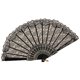 thumbnail image 1 of Abanico plegable exquisito retro de apertura suave Lolita abanico plegable de encaje suministro para exteriores, 1 of 8
