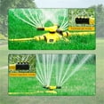 thumbnail image 5 of Aodebiao Garden Sprinkler,Upgrade Lawn Sprinklers Automatic 360 Degree Rotating Irrigation Grass Water Sprayer System,Garden Hose Sprinkler for Yard/Built in 36 Units Angle Spray Nozzles, 5 of 8