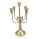 thumbnail image 2 of Candelabro de metal de 5 brazos, soporte de pilar, adorno decorativo de regalo para Oro, 2 of 8