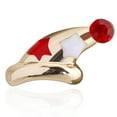 thumbnail image 1 of Christmas Brooch Pin Mini Santa Hat Sock Tree Bell Cartoon Brooch Holiday Brooch, 1 of 10