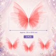 thumbnail image 4 of Giant Butterfly Decorations 3PCS, 20" Big Butterfly Decorations Party Giant, Large Butterflies Decor for Valentine’s Day, Wedding, Birthday, Banquet Decor (Orange), 4 of 12