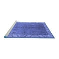 thumbnail image 2 of Ahgly Company Machine Washable Indoor Rectangle Oriental Blue Traditional Area Rugs, 7' x 9', 2 of 4
