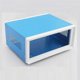 thumbnail image 5 of Junction Box Metal Rectangle Electronic Project Case DIY Preventive Box Power Enclosure Blue, 5 of 5