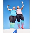 thumbnail image 5 of 2 Packs Plus Size Compression Socks Wide Calf For Women & Men 20-30 mmhg - Large Size Knee High Support Stockings For Medical,XXL, 5 of 6