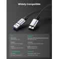 thumbnail image 3 of ABDFHE-Micro USB 3.0 Cable USB 3.0 A Male to Micro B Nylon Braided USB Data Charging Cord Compatible with External Hard Drives, Galaxy S5, Note 3, WD Camera and More, 1.5ft, 3 of 4