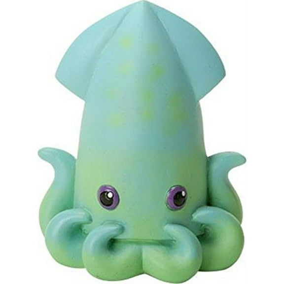Squiddly Teal Colored Squid Figurine Ocean Sea Life Creature Animal Decoration