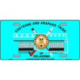 thumbnail image 1 of Cheyenne Plaque d'Immatriculation en Métal Drapeau Arapaho, 1 of 2